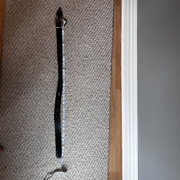 Jules & James Black Belt S/M Leather Black New with Tags - Picture 9 of 9